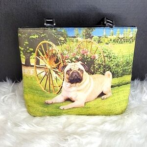 PUG Sequined Shoulder‎ Bag